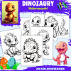 Dinozaury Kolorowanki - Owca Balbinka