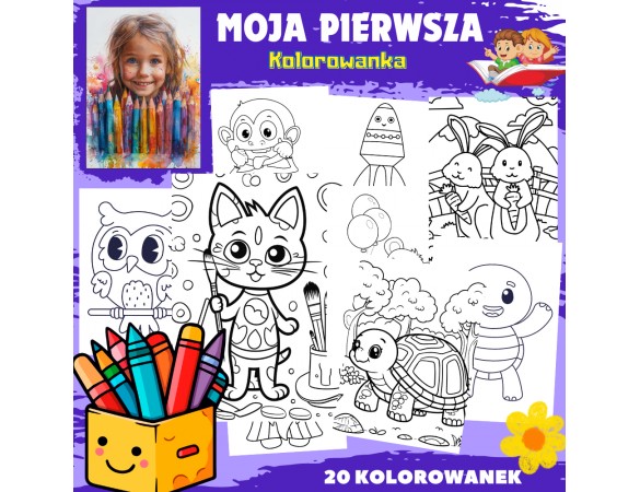 MOJA PIERWSZA - Kolorowanka