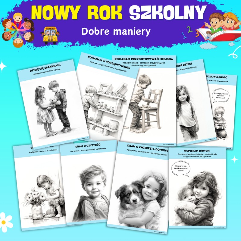 Pakiet Startowy na Nowy Rok Szkolny Karty Pracy- Owca Balbinka