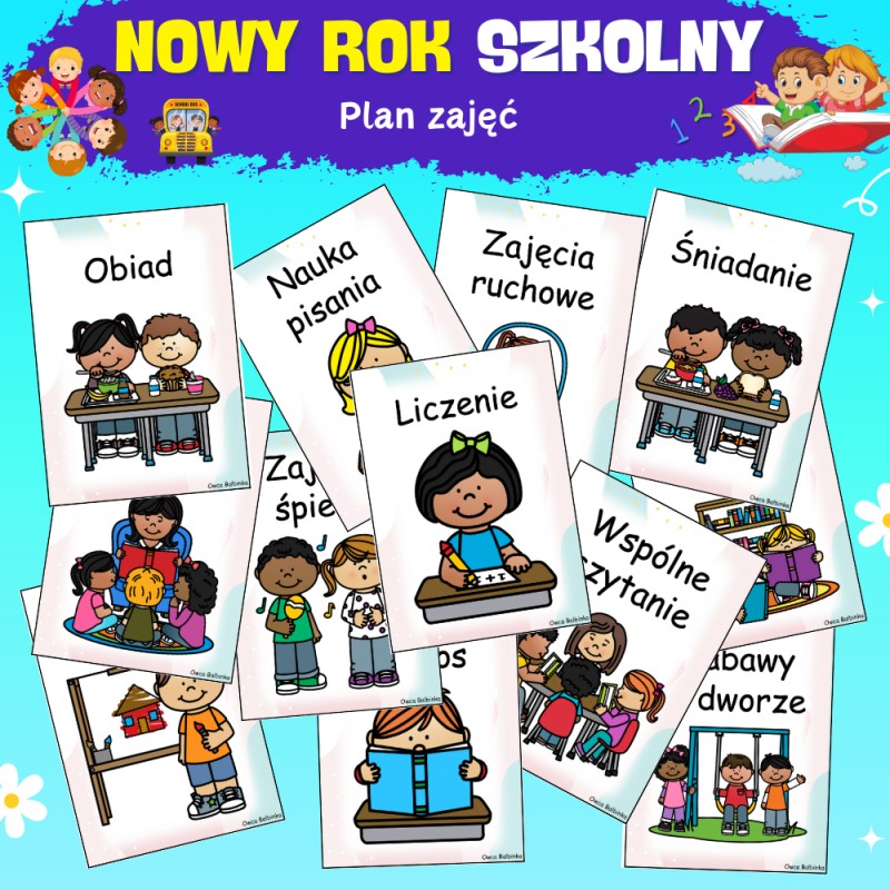 Pakiet Startowy na Nowy Rok Szkolny Karty Pracy- Owca Balbinka