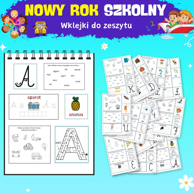 Pakiet Startowy na Nowy Rok Szkolny Karty Pracy- Owca Balbinka