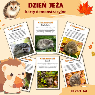 Karty demonstracyjne- Dzień Jeża