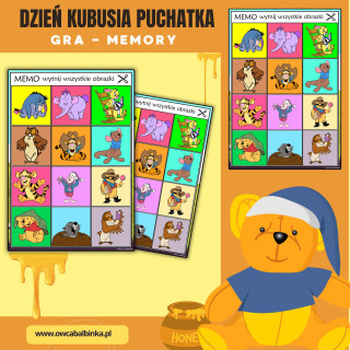 Dzień Kubusia Puchatka / gra memory