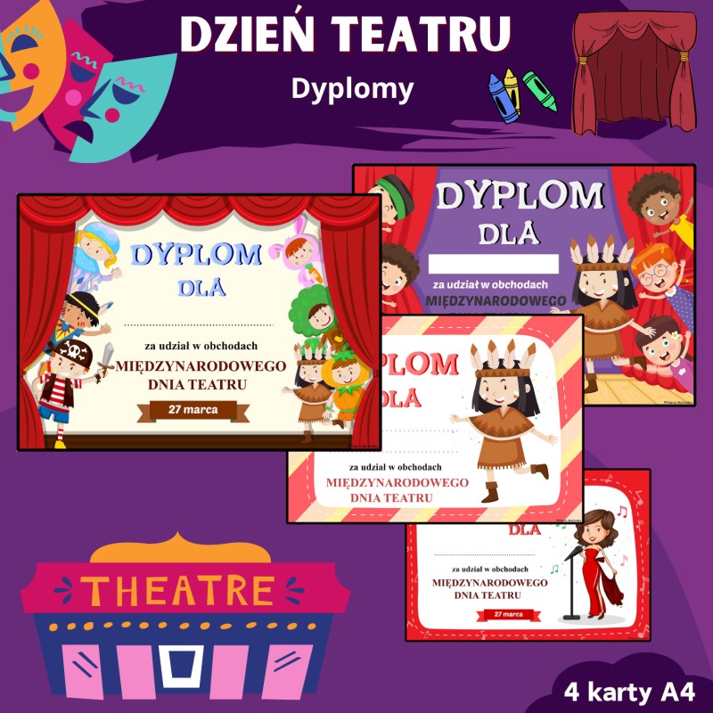 Dzień Teatru - dyplomy