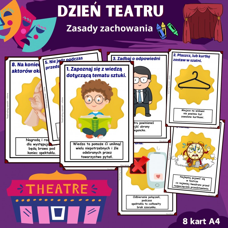 Dzień Teatru - zasady zachowania
