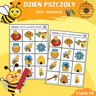 Dzień pszczoły - gra memory