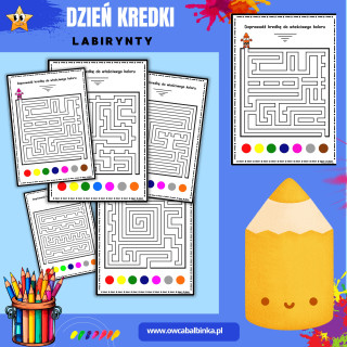 Dzień kredki - labirynty