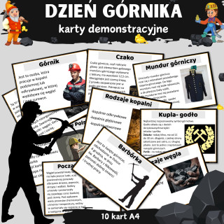 Karty demonstracyjne- Dzień Górnika