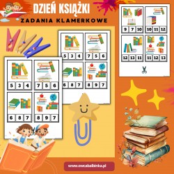 Dzień książki - zadania klamerkowe
