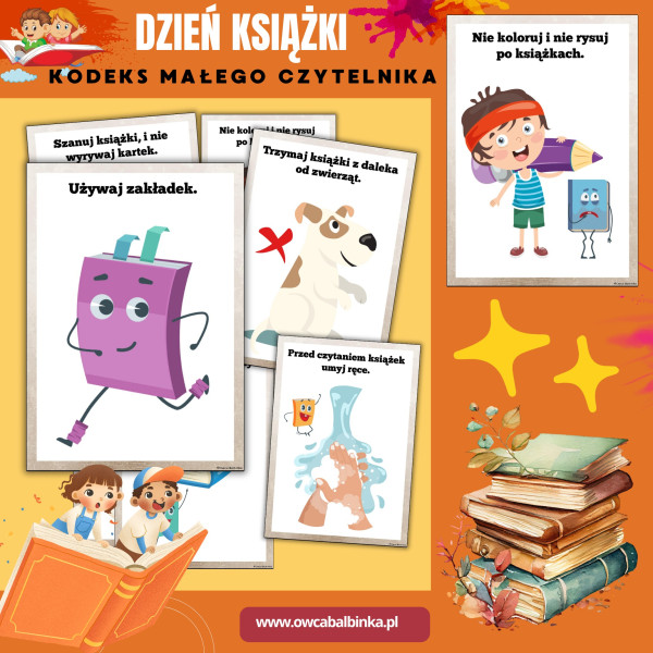 Dzień książki - kodeks małego czytelnika
