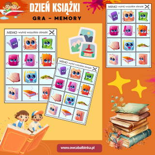 Dzień książki - gra memory