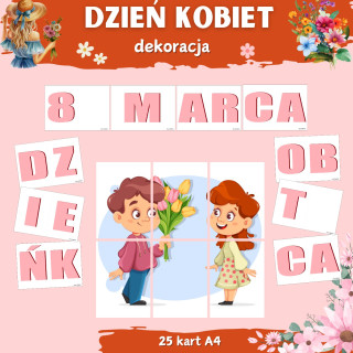 Dekoracja- Dzień Kobiet