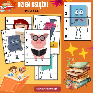 Dzień książki - puzzle