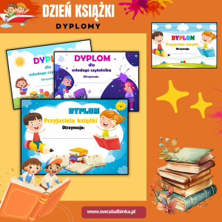 Dzień książki - dyplomy