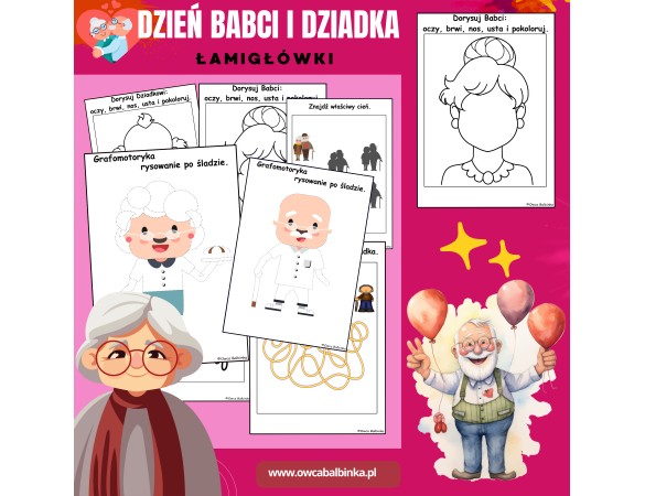 Dzień Babci i Dziadka - łamigłówki