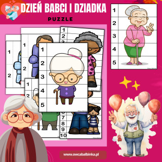Dzień Babci i Dziadka - puzzle