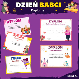 Dyplomy- Dzień Babci