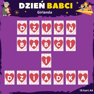 Girlanda- Dzień Babci