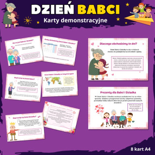 Karty demonstracyjne- Dzień Babci