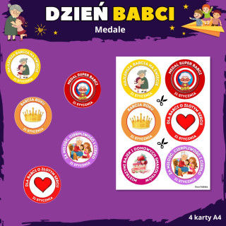 Medale- Dzień Babci