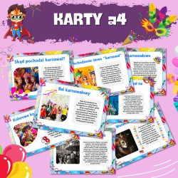 Karty demonstracyjne- Karnawał