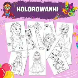Kolorowanki- Karnawał