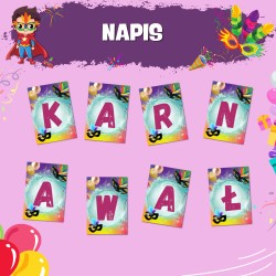 Napis- Karnawał