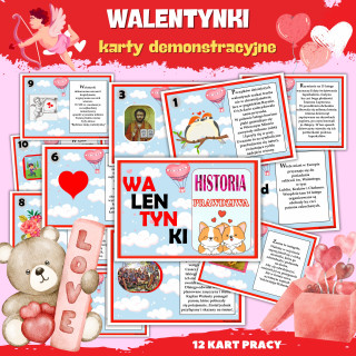 WALENTYNKI - karty demonstracyjne
