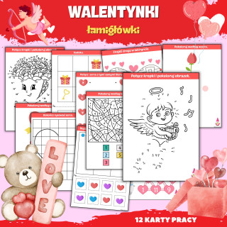 WALENTYNKI - łamigłówki
