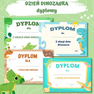 Dyplomy- Dzień Dinozaura