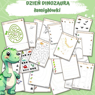 Łamigłówki- Dzień Dinozaura