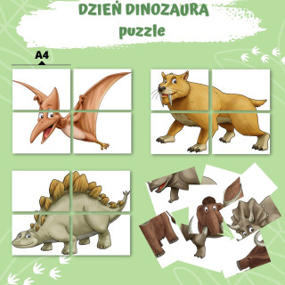 Puzzle- Dzień Dinozaura