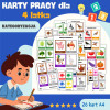 KARTY PRACY dla 4 latka