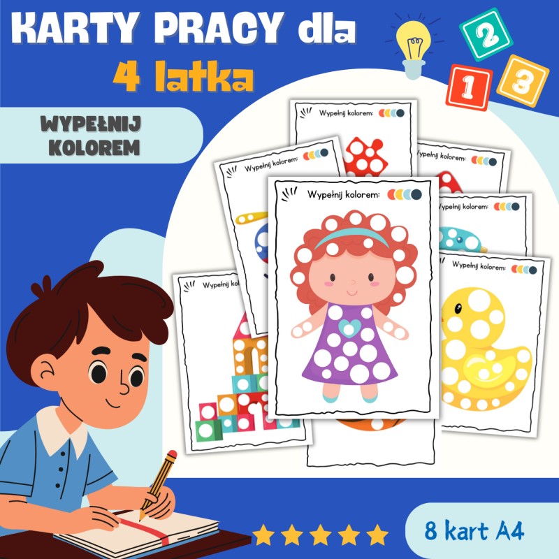 KARTY PRACY dla 4 latka