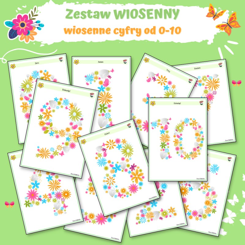 Wiosenne cyfry