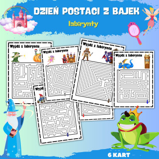 DZIEŃ POSTACI Z BAJEK - labirynty