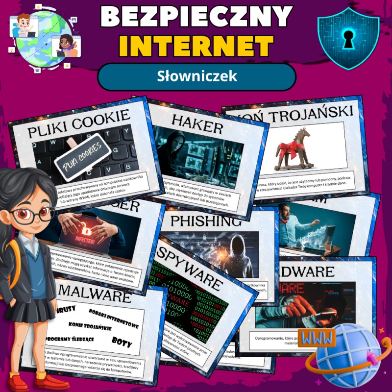 Słowniczek- Bezpieczny Internet