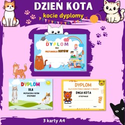 Kocie Dyplomy- Dzień Kota