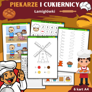 PIEKARZE I CUKIERNICY - łamigłówki