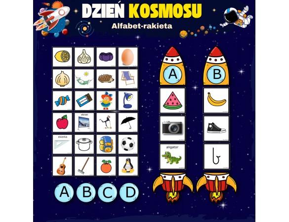 Alfabet- Dzień Kosmosu