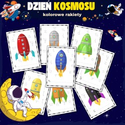 Kolorowe rakiety- Dzień Kosmosu