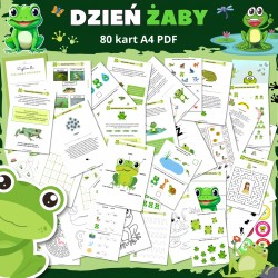 Karty pracy na Dzień Żaby- Owca Balbinka