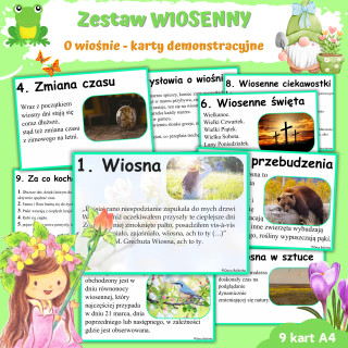Karty demonstracyjne - Wiosna