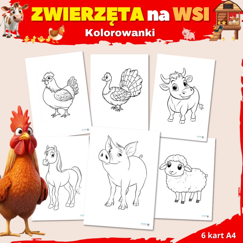 Zwierzęta na wsi Karty Pracy- Owca Balbinka