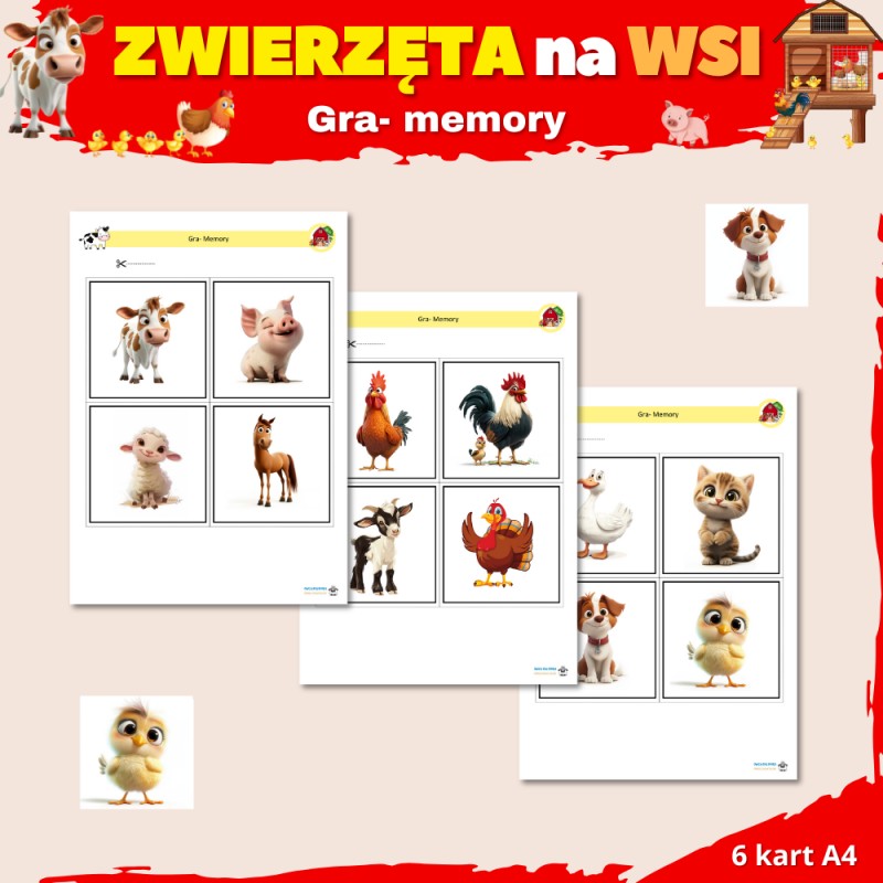 Zwierzęta na wsi Karty Pracy- Owca Balbinka