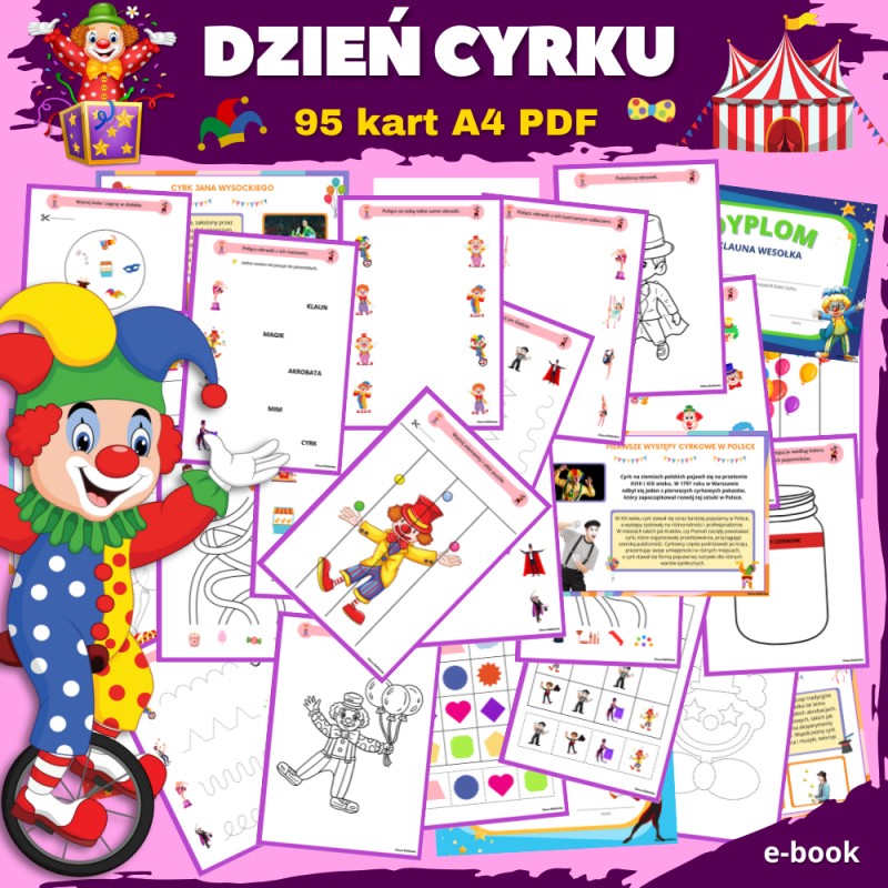 Karty Pracy Dzień Cyrku- Owca Balbinka