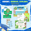 DZIEŃ ZIEMI - Korony, Odznaki, Dyplomy