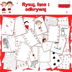 Polska- Rysuj, łącz i odkrywaj