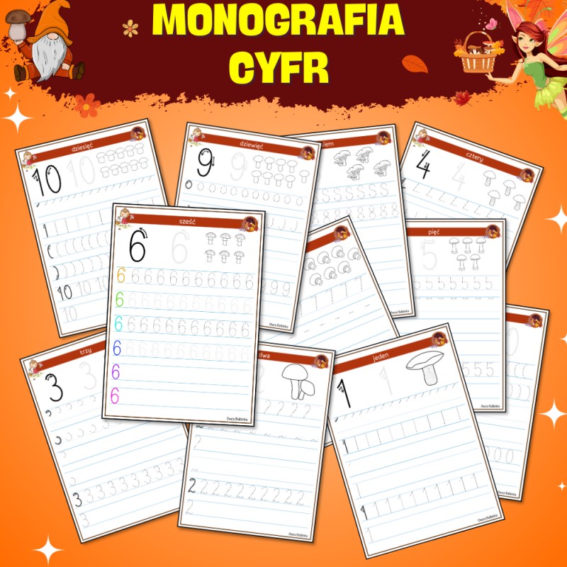 Monografia cyfr- Dzień Grzyba
