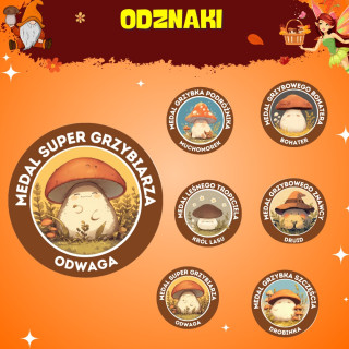 Odznaki- Dzień Grzyba